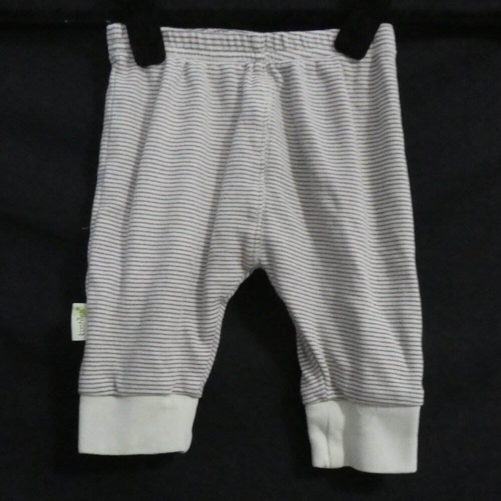 KUSHIES | 3 months | Stylish Striped Baby Pants | Elastic Waistband